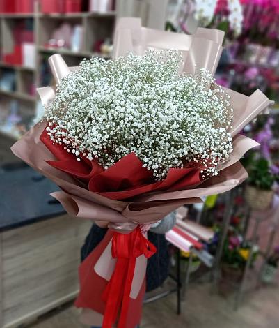 Букет цветов из: Гипсофила в Погорелках