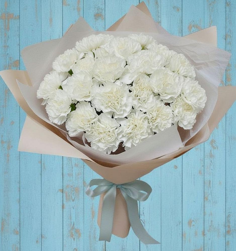 Букет цветов из: Гвоздики в Погорелках