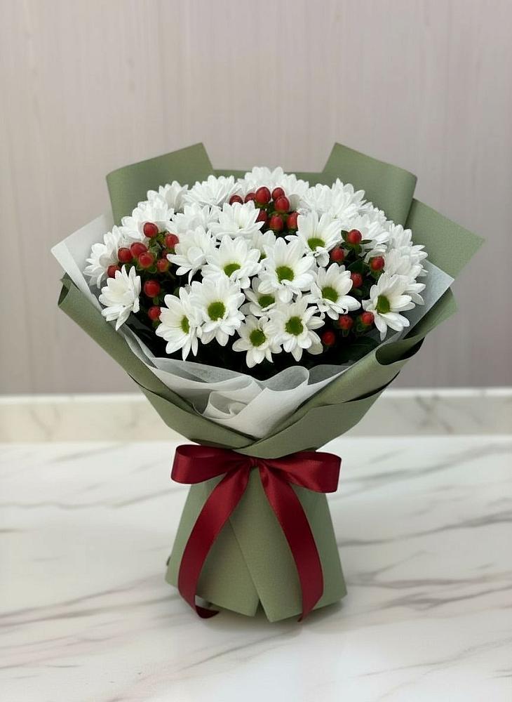 Букет цветов из: Хризантемы в Погорелках