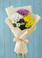 Букет цветов из:  Хризантемы в Погорелках