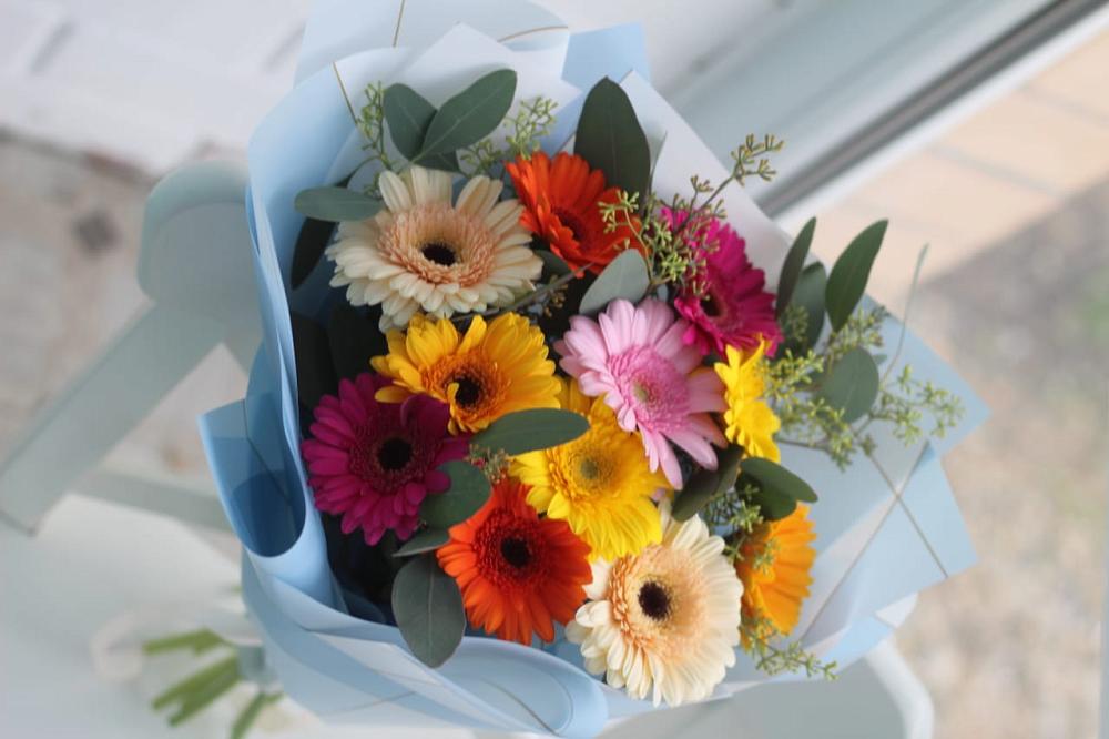 Букет цветов из: Герберы в Погорелках