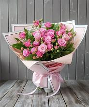Букет Розовый кустик в Погорелках