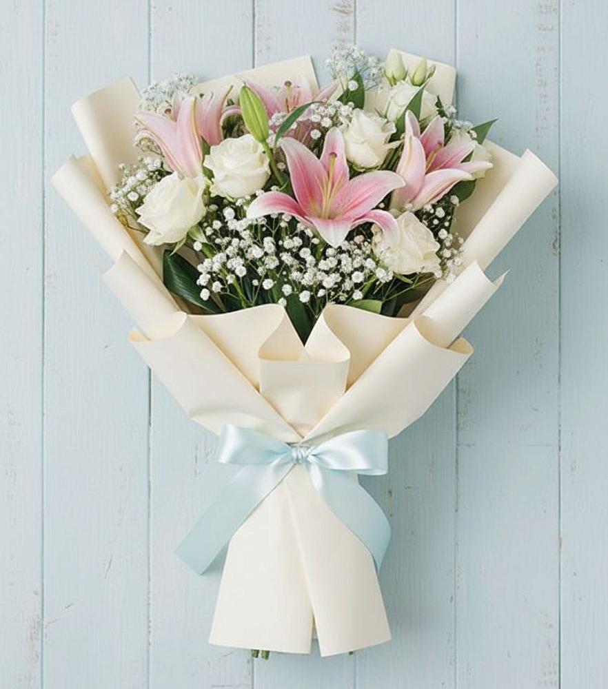 Букет цветов из: Лилии в Погорелках