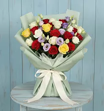 Букет цветов из:  Розы #REPLACE_PRED# Погорелках