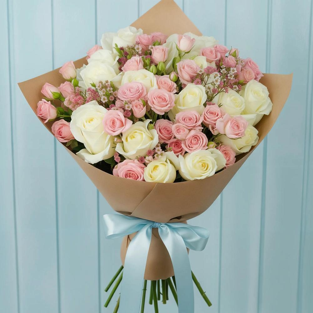 Букет цветов из: Розы в Погорелках