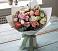 Букет цветов из: Розы, Лизиантусы и Гвоздики в Погорелках