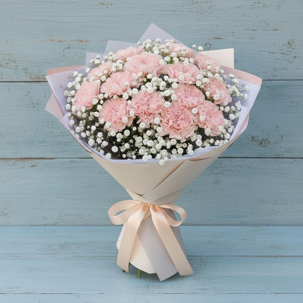 Букет цветов из: Гвоздики в Погорелках