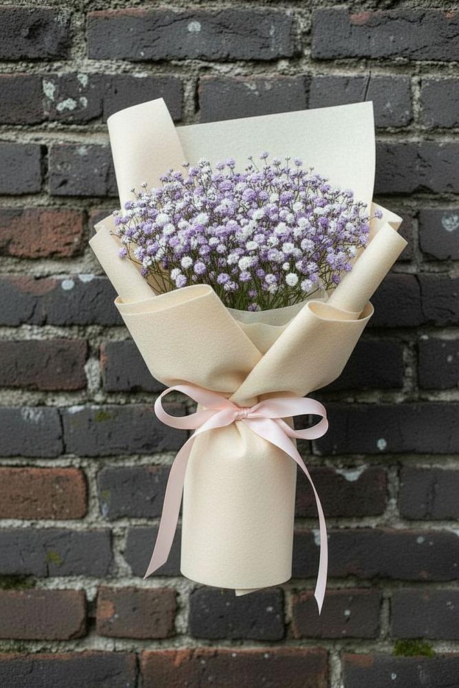 Букет цветов из: Гипсофила в Погорелках