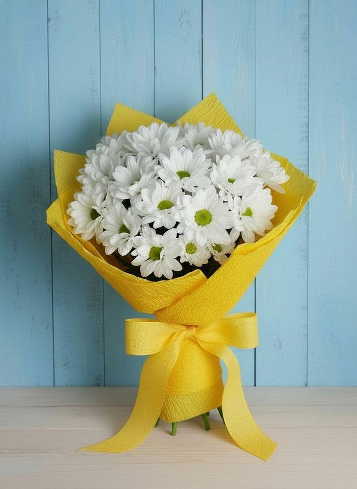 Букет цветов из: Хризантемы в Погорелках