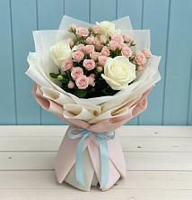 Букет цветов из:  Розы в Погорелках
