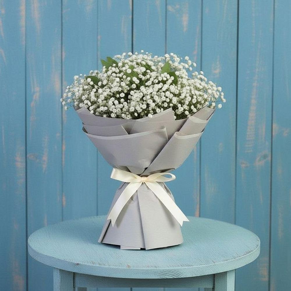 Букет цветов из: Гипсофила в Погорелках