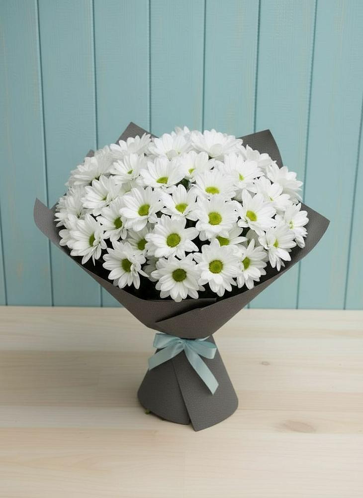 Букет цветов из: Хризантемы в Погорелках