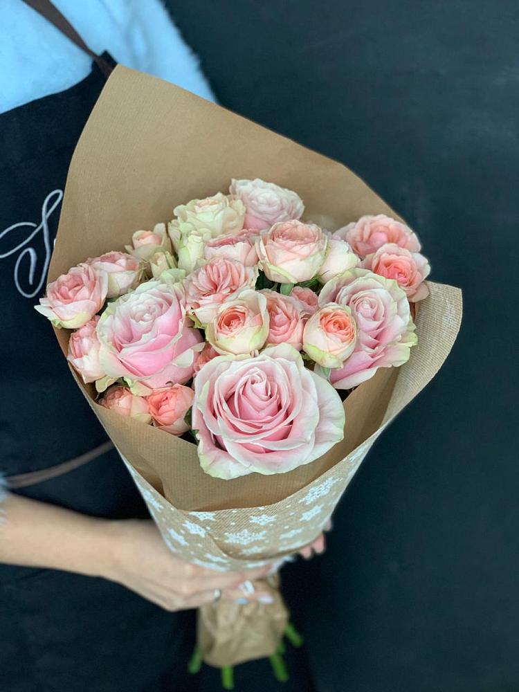 Букет цветов из: Хризантемы и Розы в Погорелках