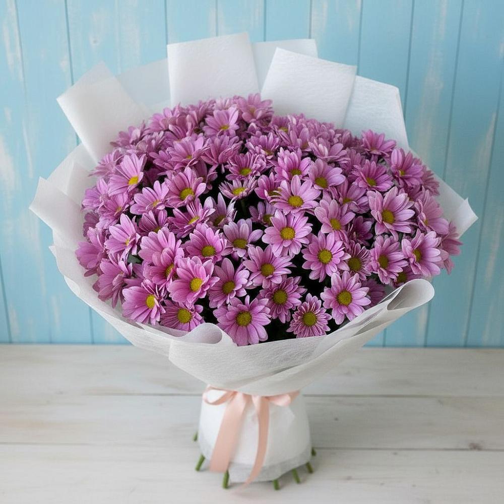 Букет цветов из: Хризантемы в Погорелках
