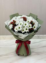 Букет цветов из:  Хризантемы #REPLACE_PRED# Погорелках